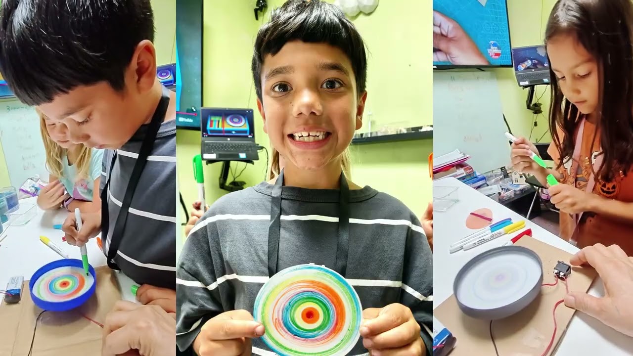 Spin Art and Centripetal Force