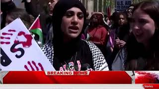 Pro-Palestinian Protests Escalate at US Universities Leading to Clashes and Arrests #palestine #gaza
