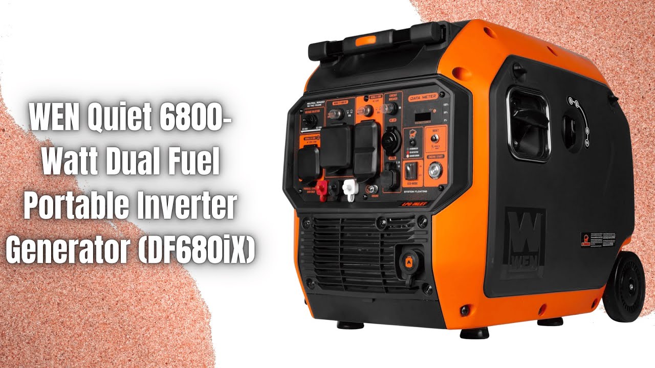 WEN DF680iX Review | 6800W Dual Fuel Inverter Generator!