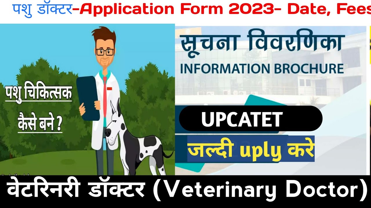 पशु चिकित्सा आवेदन पत्र 2023 | veterinary application form 2023 | VETERINARY Dr.