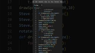New design Spiral in python coding save and try it #viral #short #explore #shortsvideo #trending
