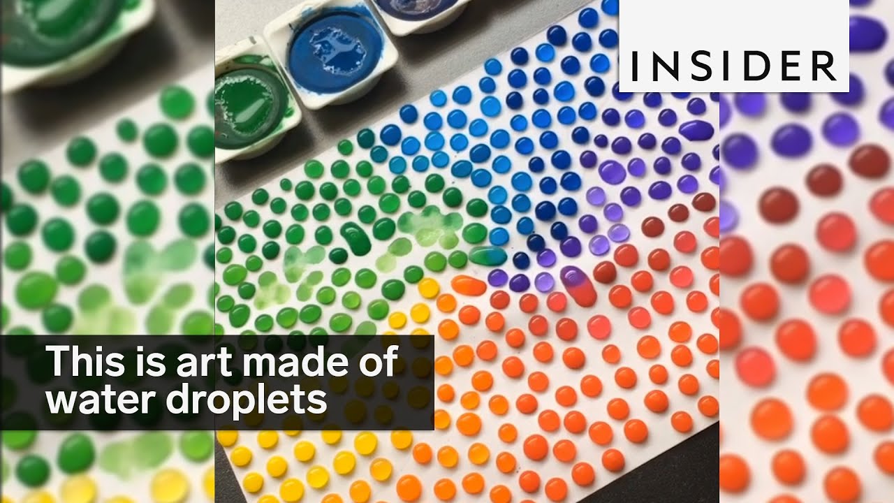 19 year old makes colorful designs out of water droplets youtube water drop designs