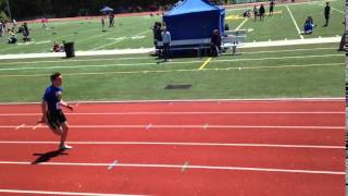 2015 Massachusetts Middle School Track and Field State Championships 100m Dash Prelim Heat