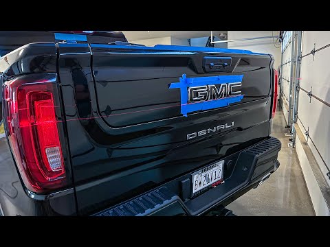 How to replace your GMC Emblems (front & Back) DIY 2022 GMC Denali 1500 LM2