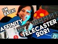 Squier Affinity Telecaster 2021 Unboxing! Lake Placid Blue