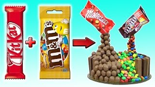 ТОРТ из КИТ КАТ, M&M’s и Maltesers. Простой пошаговый рецепт