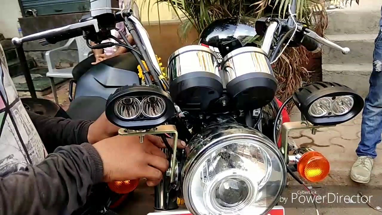 How To Install Fog Lights In Royal Enfield Thunderbird