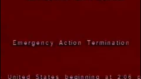 zombies send EAS Termination Message