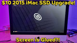 2015 iMac SSD Upgrade! Screen Removal, Adhesive Replacement & Linux Install (How-To).