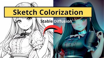 Sketch Colorization | Stable Diffusion & ControlNet