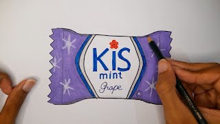 Tutorial Menggambar Iklan Televisi Permen Kis