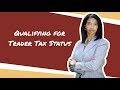 How To Qualify for Forex Trader Tax Status