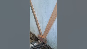 How to lift shed of the ground.