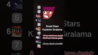 Karaktet Sıralama 2.Bölüm - Brawl Stars