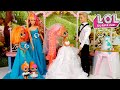 LOL OMG Doll Family Wedding Morning Routine - Neonlicious Sister Gets Married!