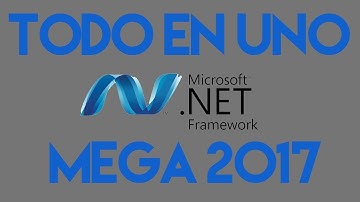 Descargar  NET Framework todas las versiones ALL IN ONE MEGA 2017