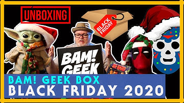 BAM! GEEK Box Black Friday 2020 Unboxing Autographed 8x10, Pins, Prop Relics