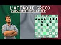 Attaquer avec le gambit greco  rpertoire 0  1700 elo