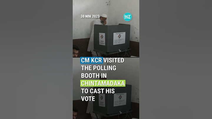 CM KCR & Owaisi Exercise Voting Rights In Telangana Polls