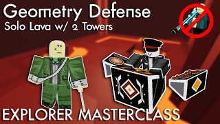 Geometry Defense | Solo Lava (Adventure) [2 TOWERS ONLY] [OUTDATED] screenshot 5