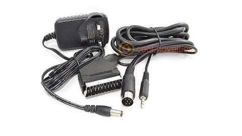 My Amstrad CPC 464/6128 RGB Scart Stereo Sound 2m Cable And Power Supply Unit