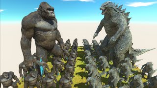 KING KONG vs GODZILLA - Animal Revolt Battle Simulator