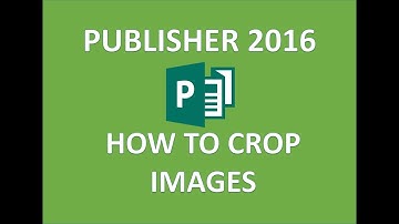 Publisher 2016 - Cropping an Image - How to Crop Images Pictures & Picture to Shape in MS Microsoft