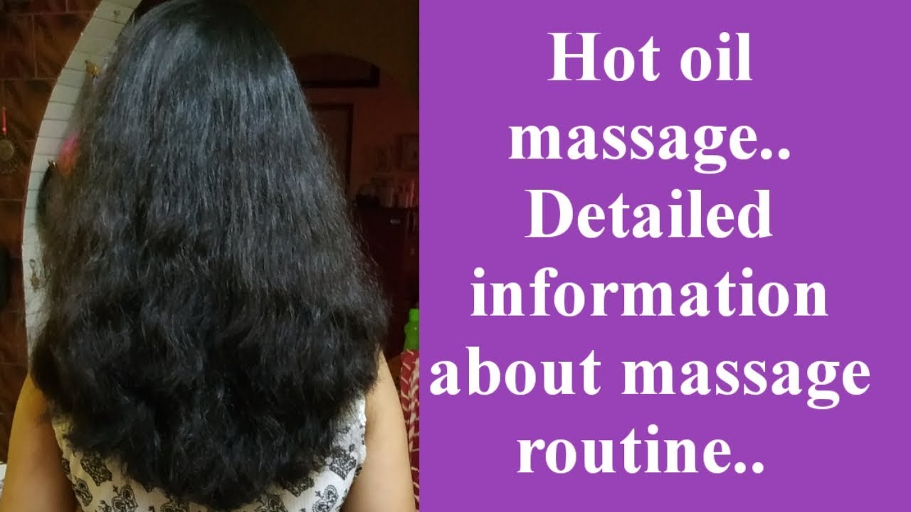 Hot oil massage... *Cure hair fall, rough hair and damaged hair* YouTube