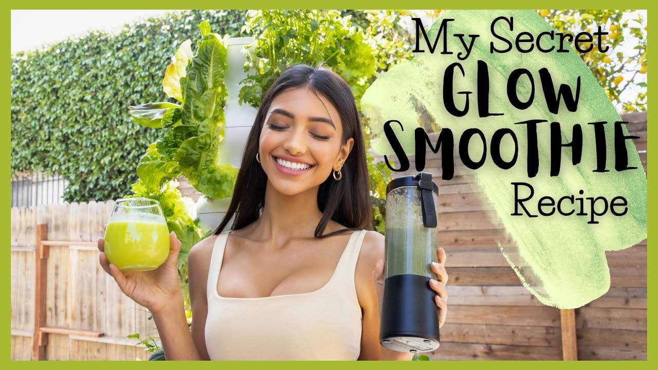 My secret SMOOTHIE & JUICE Recipe for GLOWING SKIN - YouTube