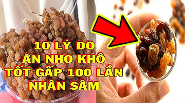 Ăn Nho Khô Kiểu Này Tác Dụng Gấp 100 Lần Uống Nhân Sâm, Ai Cũng Nên Biết Để Sống Khỏe