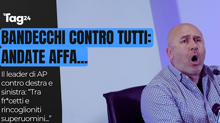 Bandecchi contro destra e sinistra: "Tra fr*cetti e rinc*glioniti, andate tutti affan…"