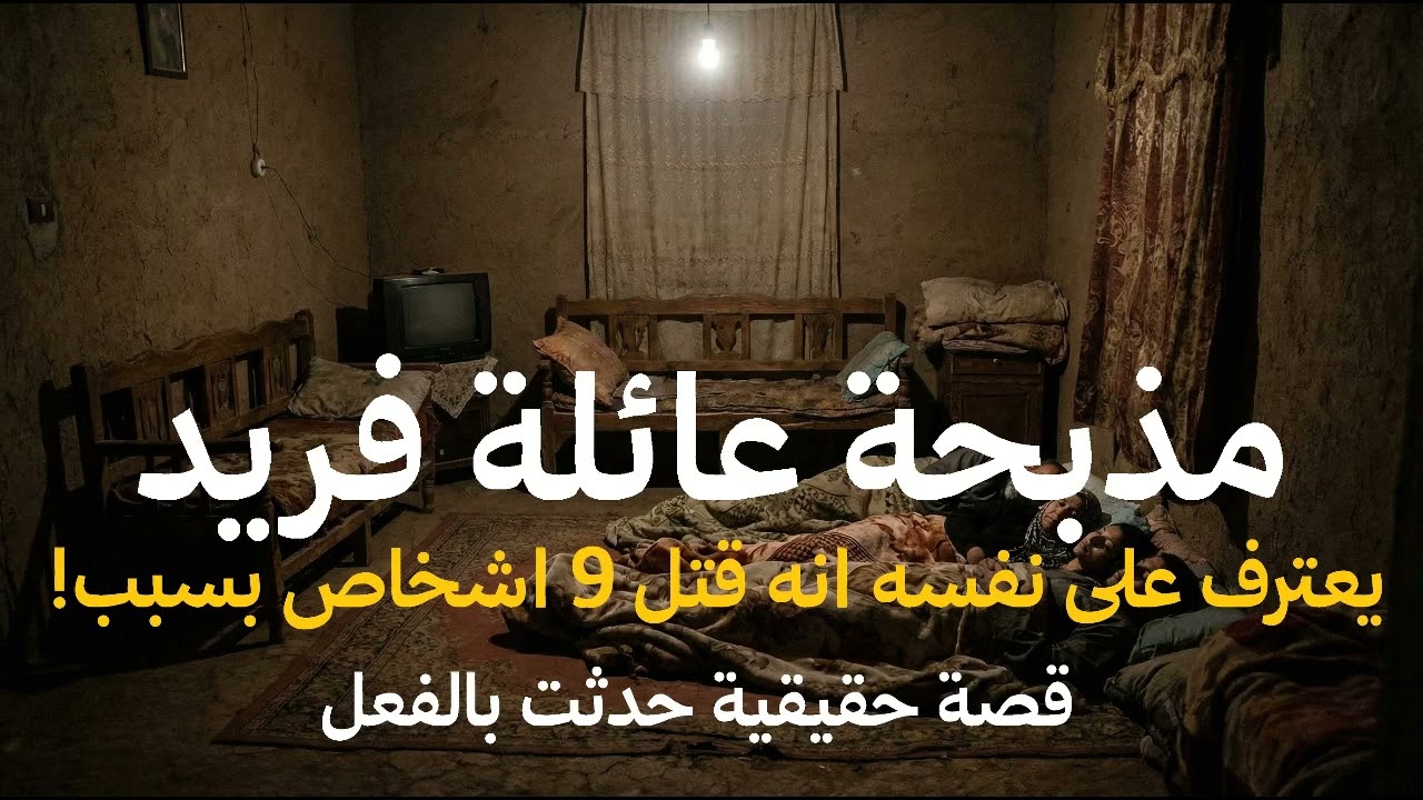 قصة حقيقية لرجل مصري يعترف على نفسه انه قتل 9 أشخاص بسبب الضغط و مذبحة عائلة فريد لا توصف في بيتهم !