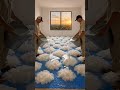 Amazing Bedroom with a Cloud Epoxy Floor! #epoxy #renovation #design