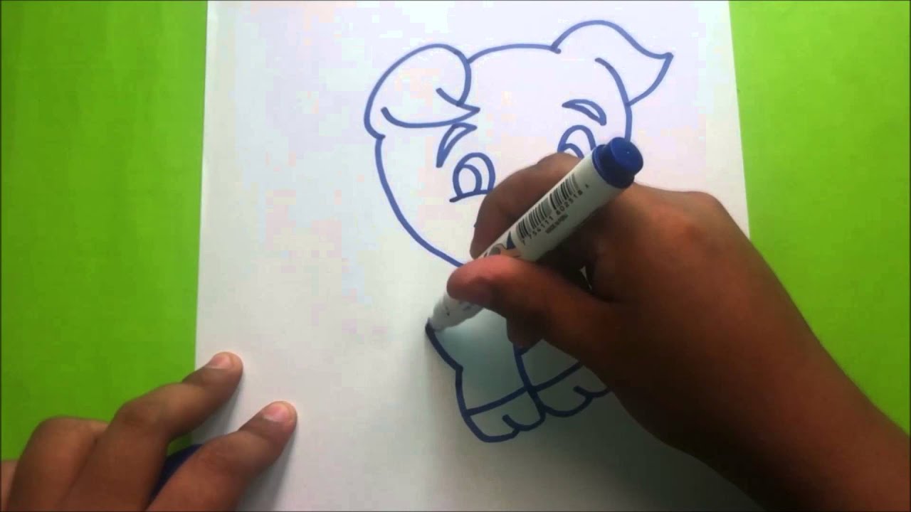 Como dibujar un cerdo how to draw pig - YouTube
