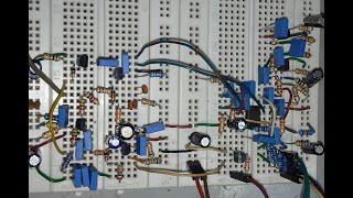 Схема аналогового звукового генератора тарелок драм-машины DR-110
