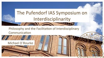 Philosophy and the Facilitation of Interdisciplinary Communication: By Michael O´Rourke