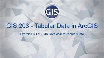 Exercise 3.1.1 - GIS Data Join to Tabular Data