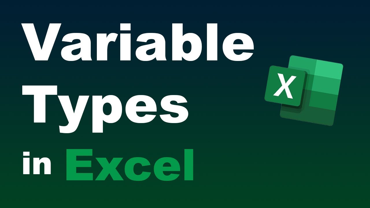 #7 - Variable Types In Excel Vba Programming - Learn About Variables...String, Integer, Long, Etc.