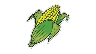 How to Draw a Corn / Как нарисовать кукурузу