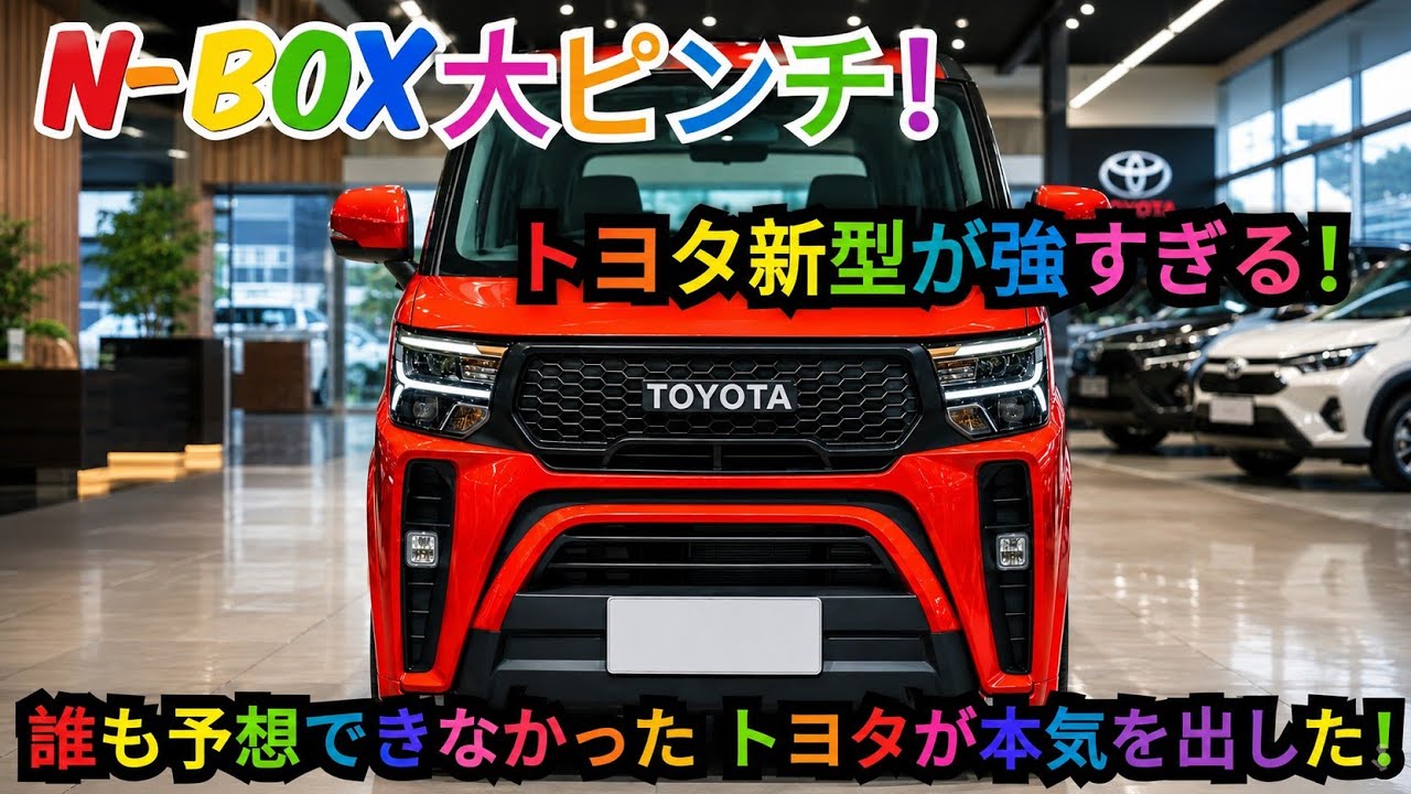 ついに公開】2026年登場！ トヨタ新型軽量スライドドアカーがN-BOXを