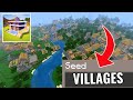 Village seed for craft world block game 3d 5 villages
