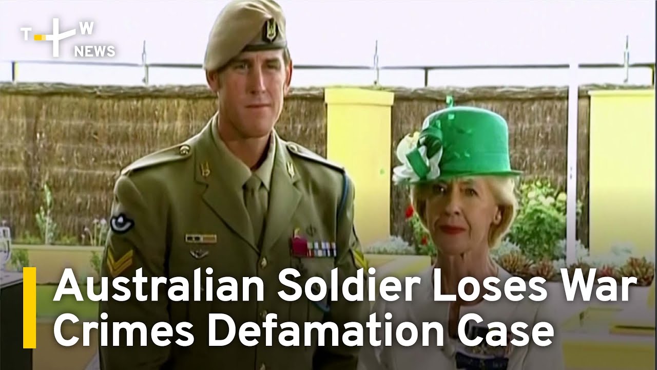Australian Soldier Loses War Crimes Defamation Case | TaiwanPlus News