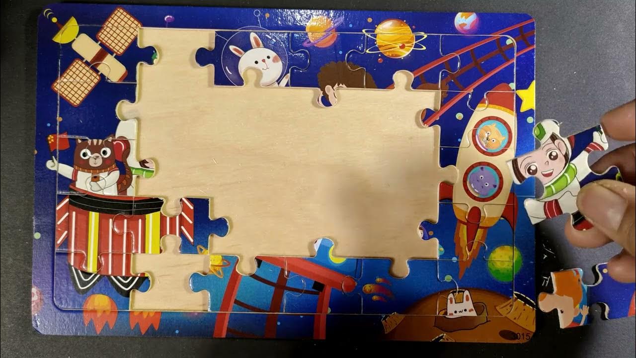 PLAY FUN SPACE TRAVEL PUZZLE EDUCATIONAL GAMES FOR CHILDREN Puzzles
