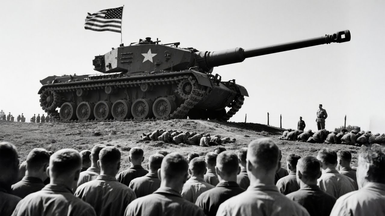 Немецкие военнопленные в Америке были потрясены, увидев невероятную мощь армии США.