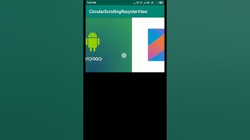 Circular Scroll Recyclerview Android   Endless Horizontal Circular Scrolling