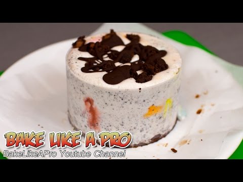 Mini Brownie Oreo Ice Cream Cake with M&Ms Recipe