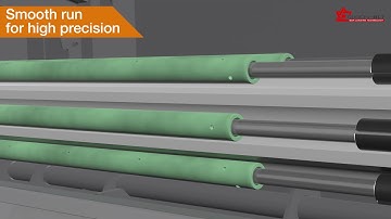 igus features in automatic bar feeder.