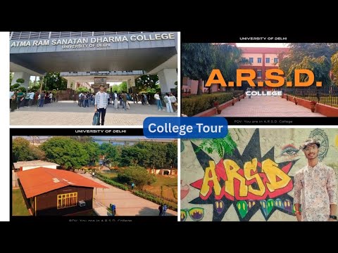 ARSD College Tour || Atma Ram Sanatan Dharma College || Delhi ...