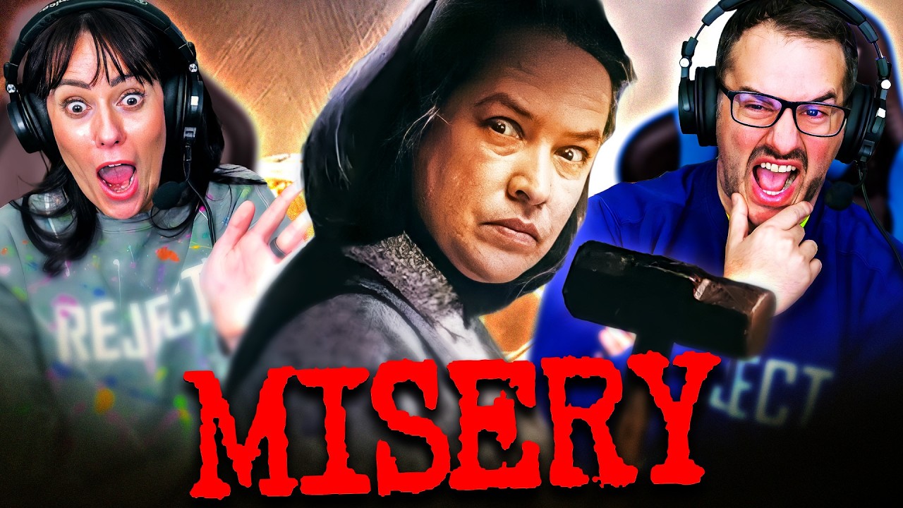 MISERY (1990) IS BRUTAL!! MOVIE REACTION!! First Time Watching | Stephen King | Kathy Bates