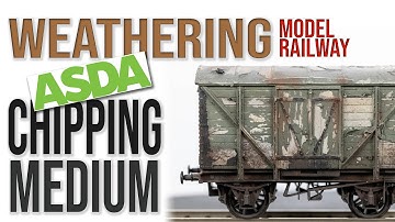 Asda Chipping Medium for Flaky Paint Effect | Weathering Model Railway